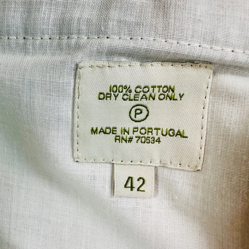 Orvis Wide-Wale Corduroy Trousers Mens 42x34 Olive Green Portugal Cotton Vintage